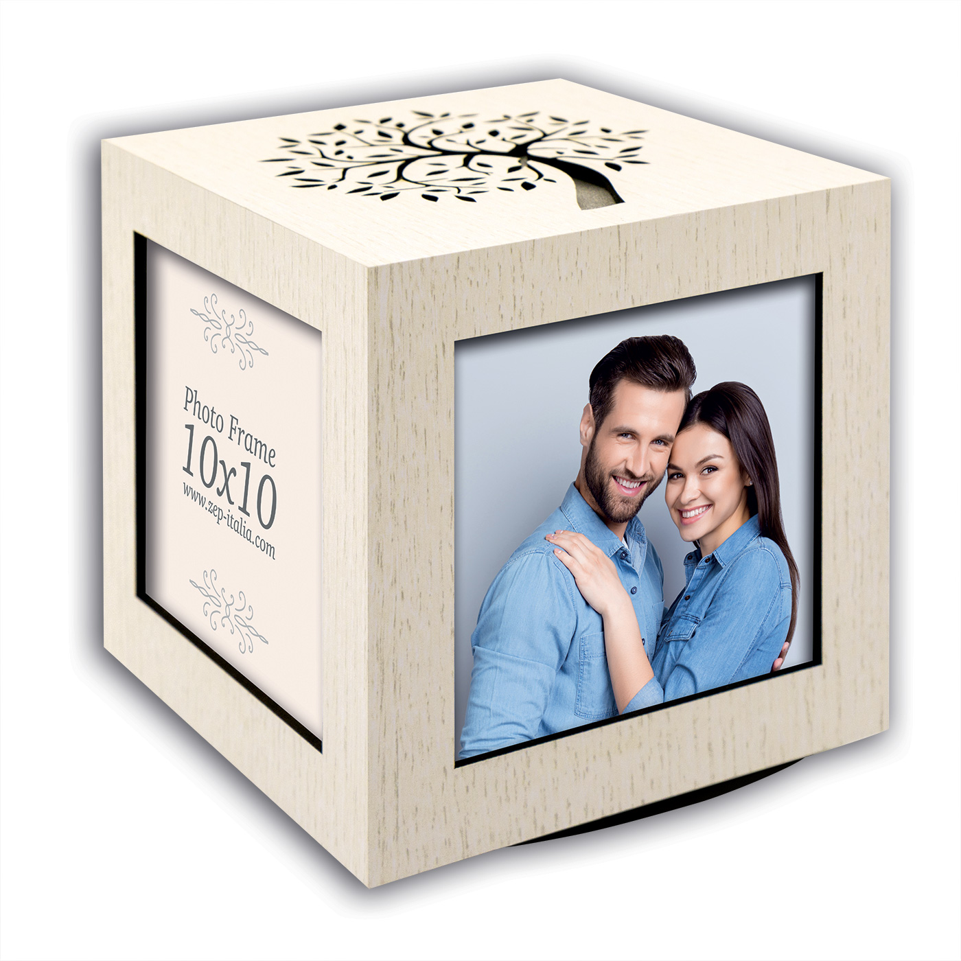 NORMAN SMALL CUBO ROTATIVO EN MADERA 4-10x10
