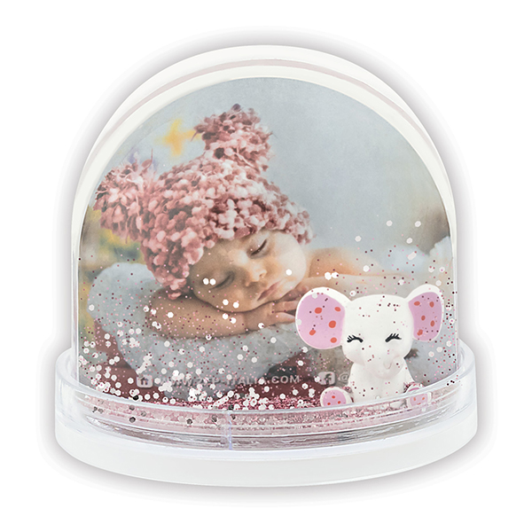 PG75P PHOTO GLOBE BABY PINK 6,5x6,2