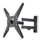 Soporte TV Pared 400x400 Fullmotion 2 Brazos 32´´ - 65´´(P) Negro