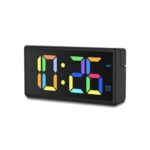 Home Reloj Despertador Digital Ibiza, Negro